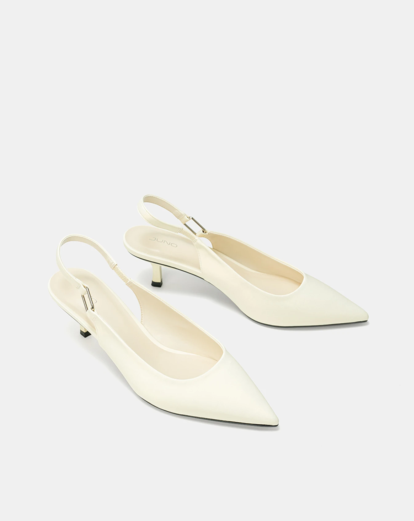 Giày Cao Gót Slingback Phối Khóa Trang Trí - Image 7
