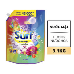 Nước giặt hương nước hoa Surf túi 3.1kg