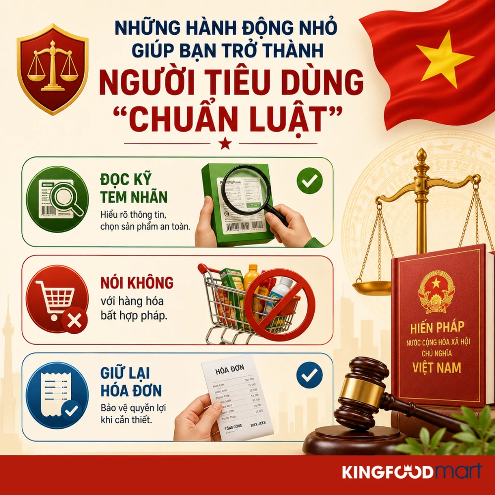 Những hành động nhỏ giúp bạn trở thành người tiêu dùng "chuẩn luật"
