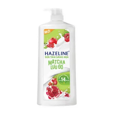 Sữa tắm Hazeline Matcha - lựu đỏ chai 1kg