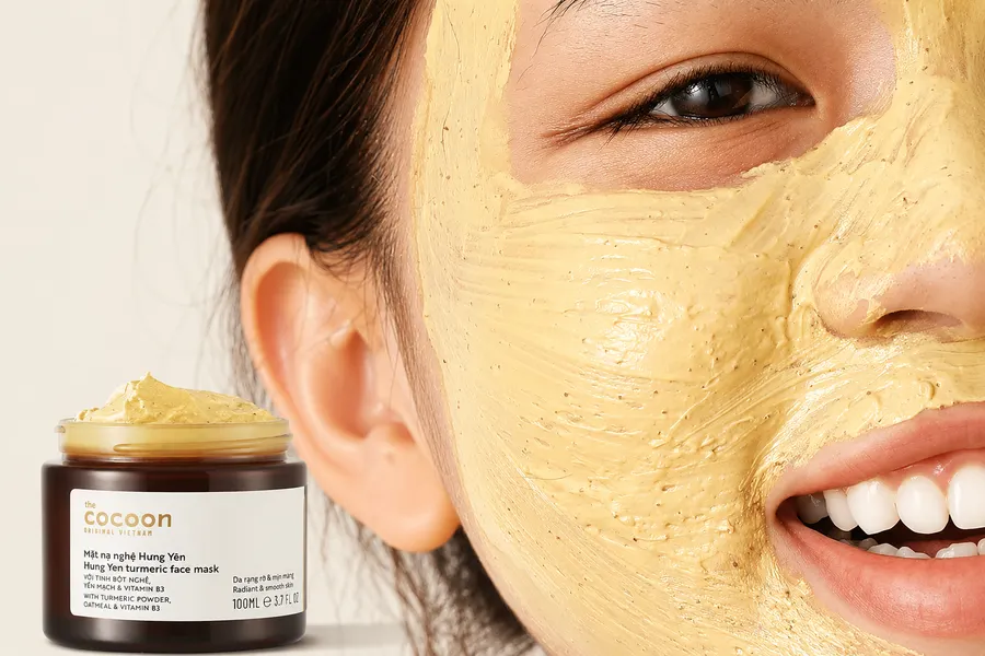 Mặt Nạ Nghệ Cocoon Giúp Da Sáng Mịn Và Đều Màu