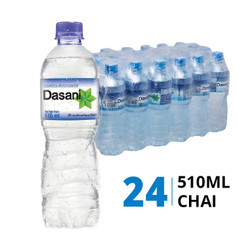 Thùng nước khoáng Dasani 510ml (24 chai)