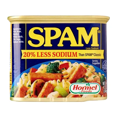 Thịt hộp Hormel Spam Less Sodium hộp 340g