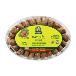 Hạt điều vỏ lụa rang muối Bà Tư Bình Phước hộp 160g (1 Hộp)