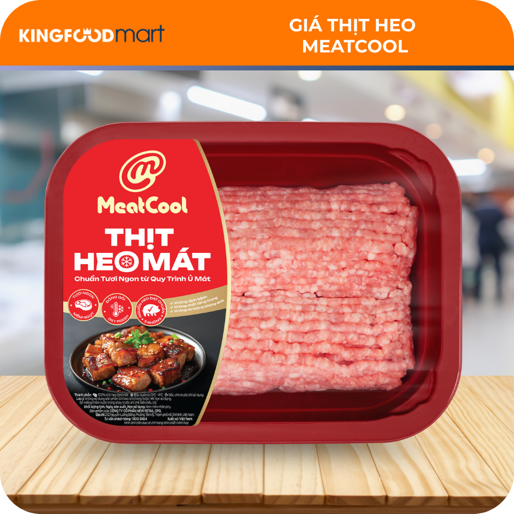 Cập nhật giá chi tiết các phần thịt heo Meatcool