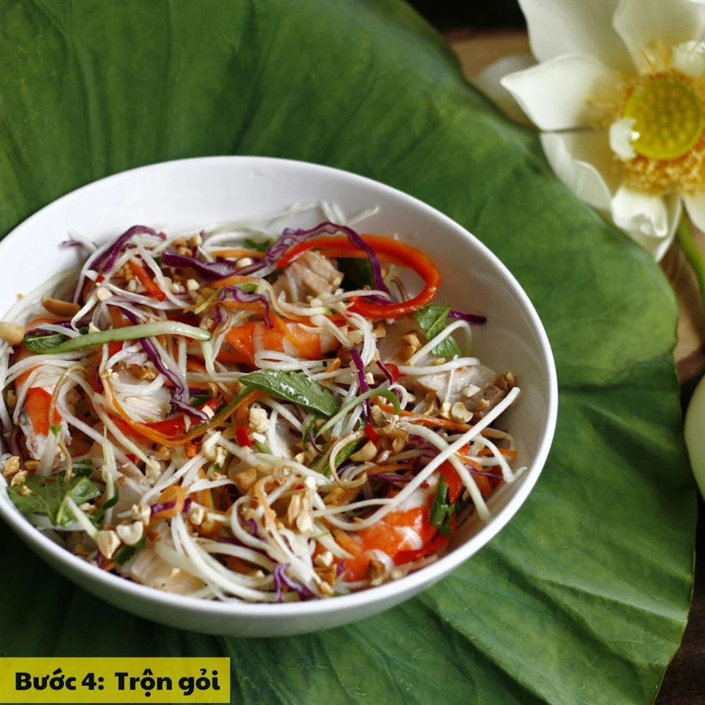 trộn gỏi