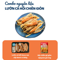 Combo lườn cá hồi chiên