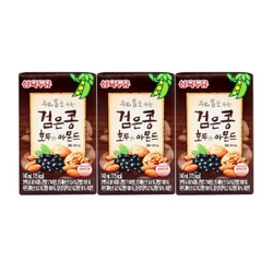 Lốc 3 hộp Sữa đậu đen óc chó hạnh nhân Sahmyook 140ml