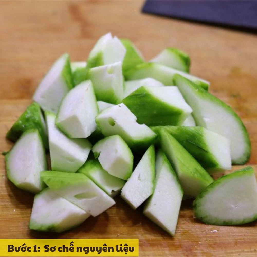 sơ chế nguyên liệu