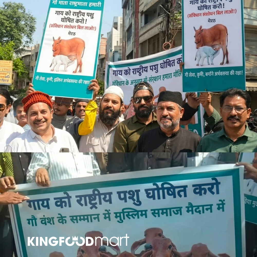Biểu ngữ bảo vệ bò tại Ấn Độ ở nhiều bang Ấn Độ phản ánh sự giao thoa giữa tín ngưỡng và pháp luật.