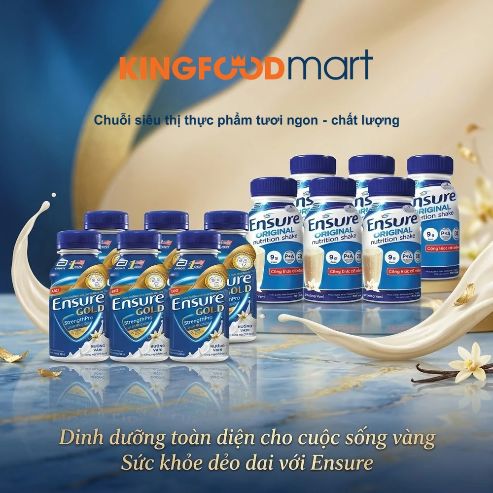 Sữa Ensure lốc 6 chai dòng Original và Gold Vigor mới nhất giúp người tiêu dùng dễ dàng lựa chọn.