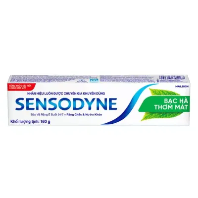 Kem đánh răng bạc hà Sensodyne tuýp 160g