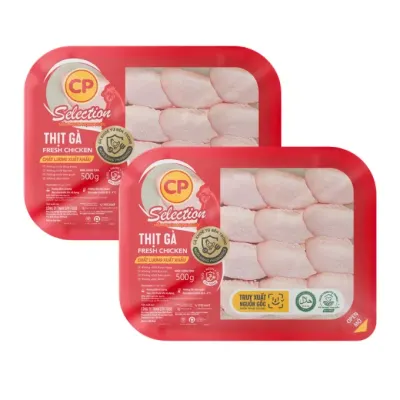 Combo 2 vỉ cánh giữa CP vỉ 500g