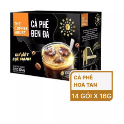 Cà phê đen đá The Coffee House hộp 14 gói x 16g (1 Hộp)