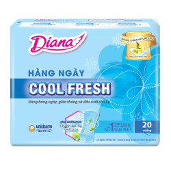 Băng vệ sinh hàng ngày sensi cool fresh Diana gói 20 miếng