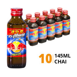 Lốc nước tăng lực ABC nắp đỏ Redbull 145ml (10 Chai)