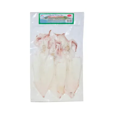 Mực ống Côn Đảo một nắng loại A Hồng Nam gói 2-4 con 500g