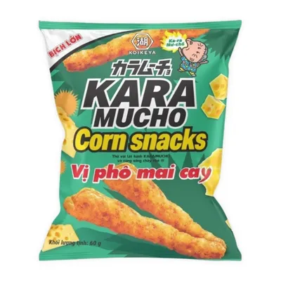 Snack bắp phô mai cay Karamucho gói 57g