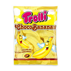 Kẹo choco bananas Trolli gói 150g