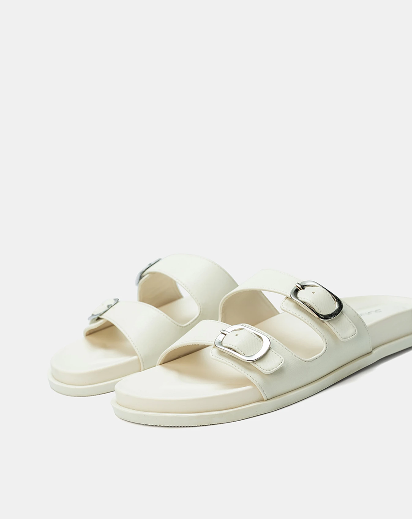 Giày Sandal Quai Ngang Phối Khóa Trang Trí - Image 4
