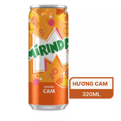 Nước ngọt hương cam Mirinda 320ml (1 Lon)