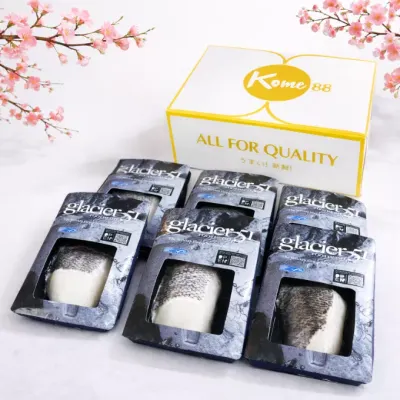 Set quà Tết - 6 gói Cá răng cưa (cá tuyết) cắt miếng đông lạnh gói 150g