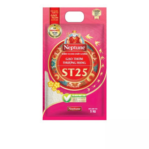 Gạo thơm đặc sản ST25 Neptune túi 5kg