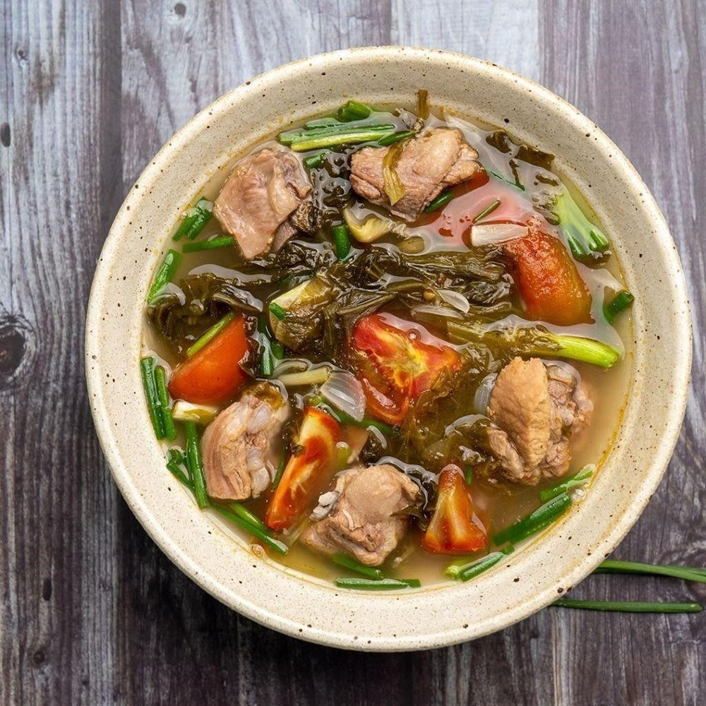 canh xương nấu chua