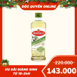 Dầu Olive Extra Light Bertolli chai 500ml (1 Chai)