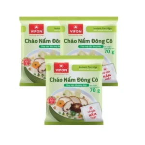 Combo 3 cháo nấm đông cô có nấm thật Vifon gói 70g x 3