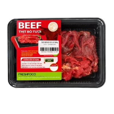 Bắp bò cắt lát Freshfoco khay 200g
