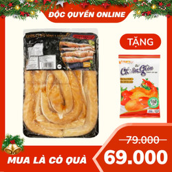 Lườn cá hồi đông lạnh Denti 500g (1 Khay)