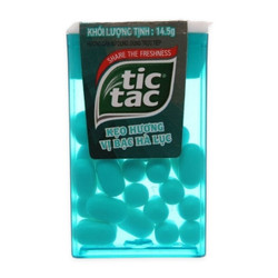 Kẹo hương vị bạc hà lục Tic Tac hộp 14.5g (1 Hộp)