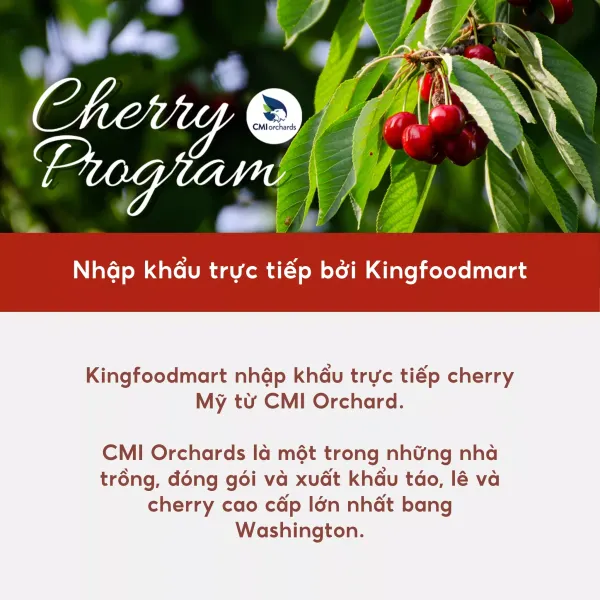 Thùng 5kg cherry Mỹ