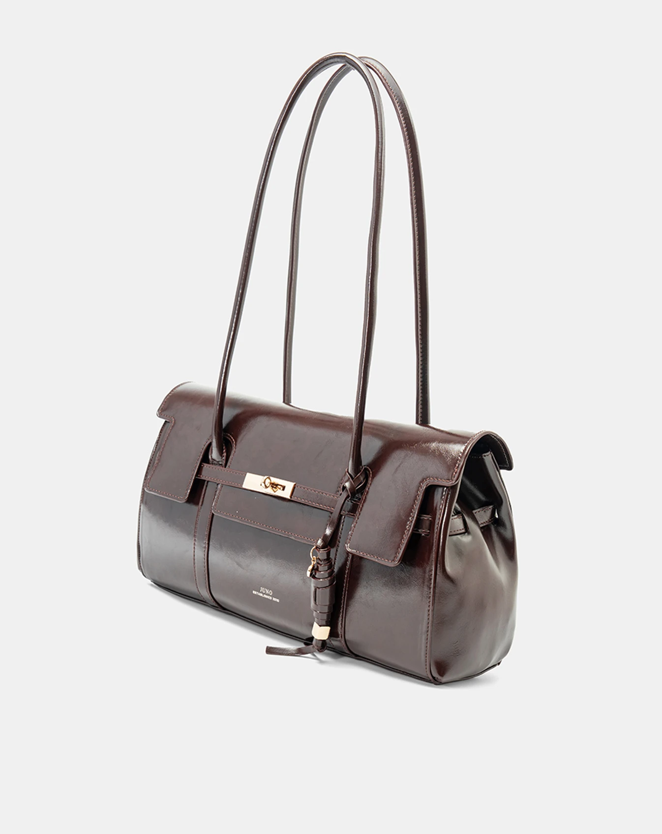 Túi Xách Trung Croissant Satchel Bag With Belt Detail - Image 4