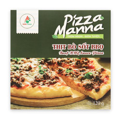 Pizza thịt bò sốt BBQ Manna hộp 120g