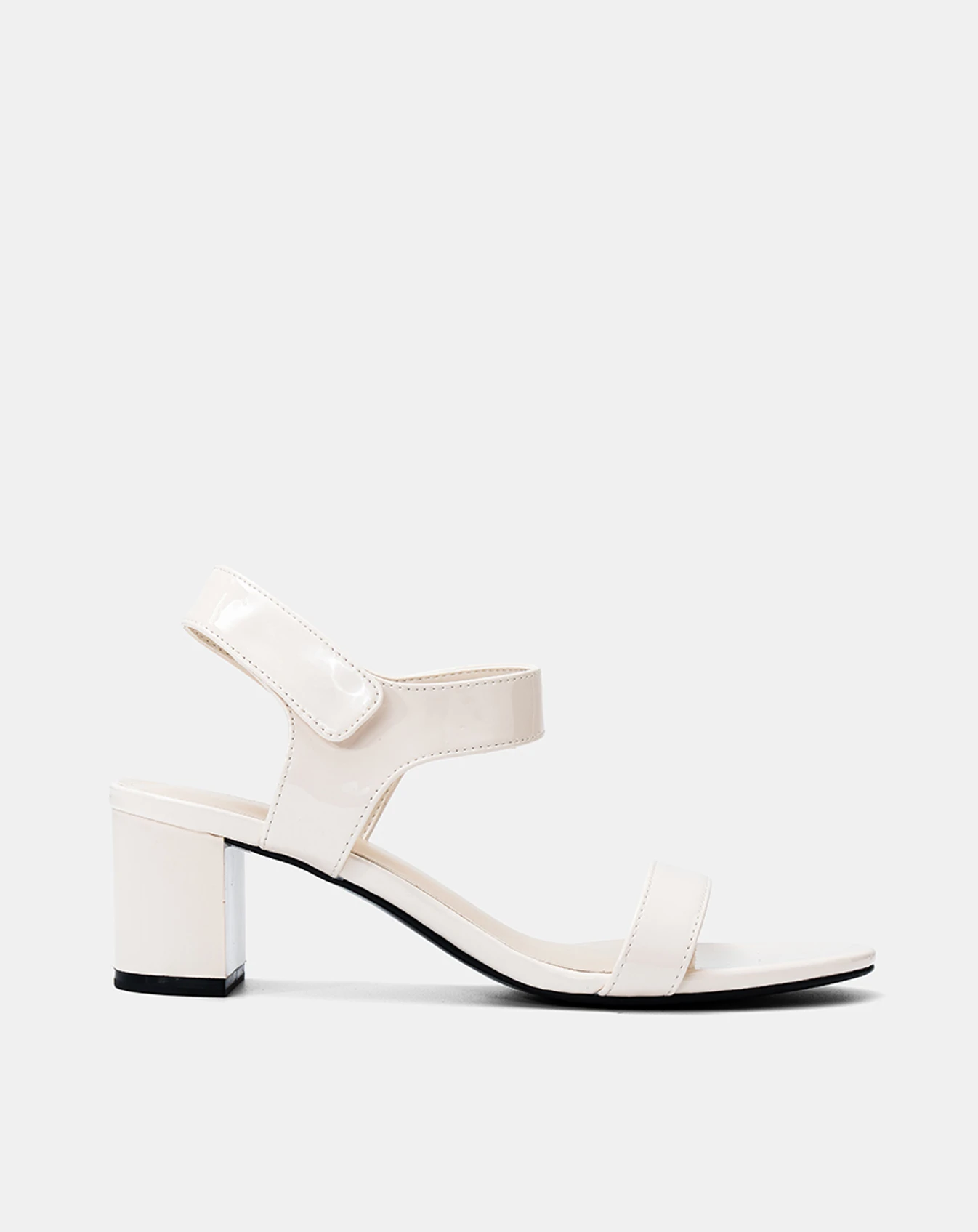 Giày Sandal Gót Trụ Quai Ngang Basic - Image 3