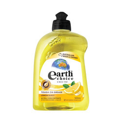 Nước rửa chén đậm đặc hương chanh Earth Choice chai 500ml (1 Chai)