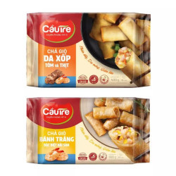 Combo 2 gói chả giò Cầu Tre: tôm thịt & hải sản