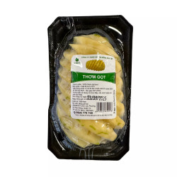 Vỉ thơm gọt vỏ Vườn Lài vỉ 250g (1 Vỉ)