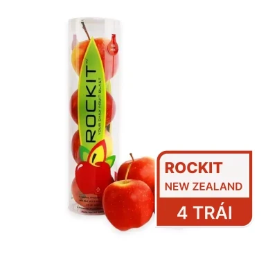 Táo New Zealand Rockit ống 4 quả