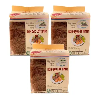 Combo 3 gói bún gạo lứt Jimmy 250g