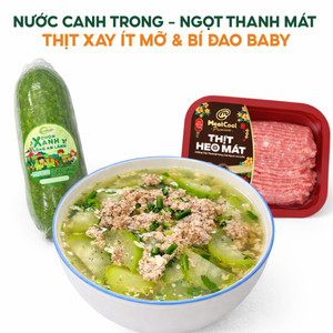 Combo canh bí đao thịt bằm
