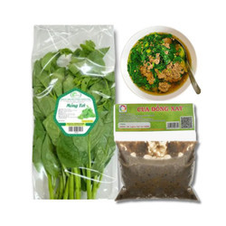 Combo Canh Mồng Tơi Cua Đồng