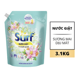 Nước giặt hương sương mai dịu mát Surf túi 3.3kg