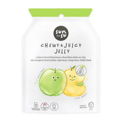 Thạch Konjac vị táo và cam Yuzu Sunsu gói 96g (1 Gói)