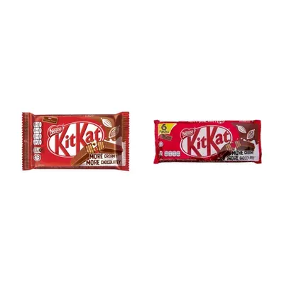 Combo Socola 4F vị cocoa Kitkat thanh 35g + Socola 6 thanh 2F (F/W) Kitkat gói 102g