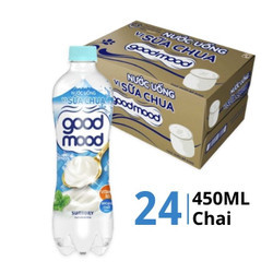 Thùng nước uống vị sữa chua Good Mood chai 450ml (24 Chai)