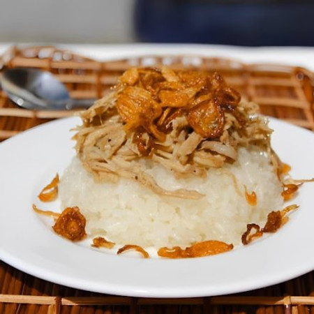 Nấu xôi gà bằng nồi cơm điện dẻo mềm