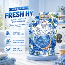 Nước xả vải hương Myrle & Wild Bluebell Fresh Hy túi 2.3L